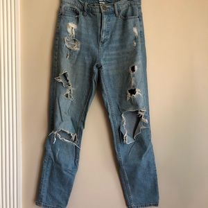 Ripped Mom Jeans